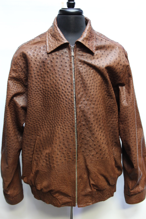Men's Custom Made Ostrich Jacket